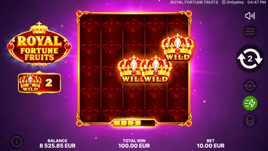 Royal Fortune Fruits Hold and Win