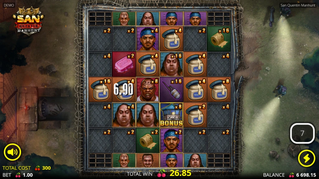 San Quentin Manhunt - Free Spins