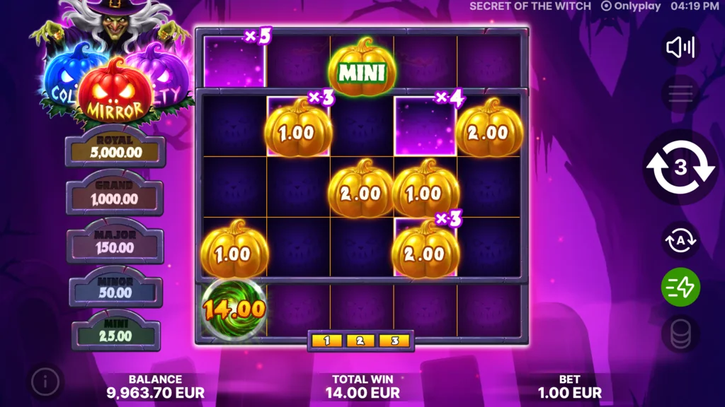 Secret of the Witch Hold and Win
