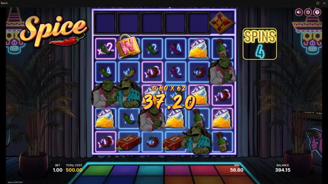 Spice Super Free Spins