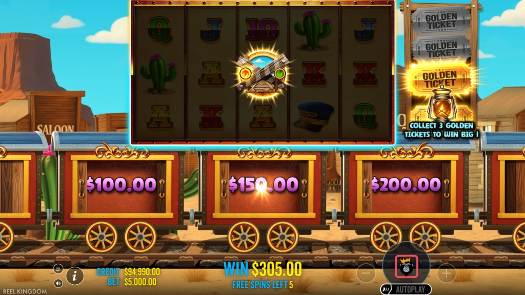 Steamin Reels - Free Spins