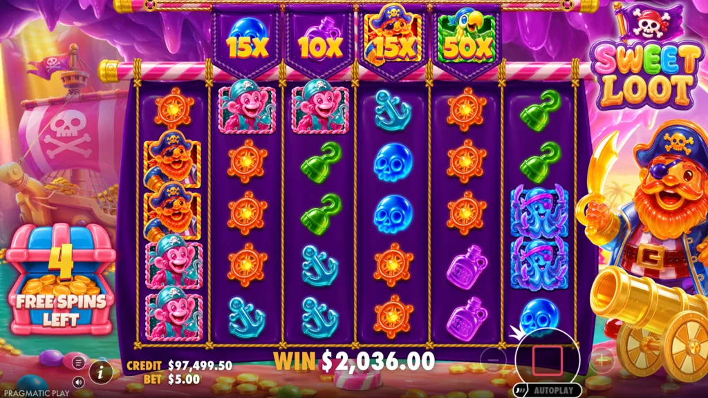 Sweet Loot Free Spins