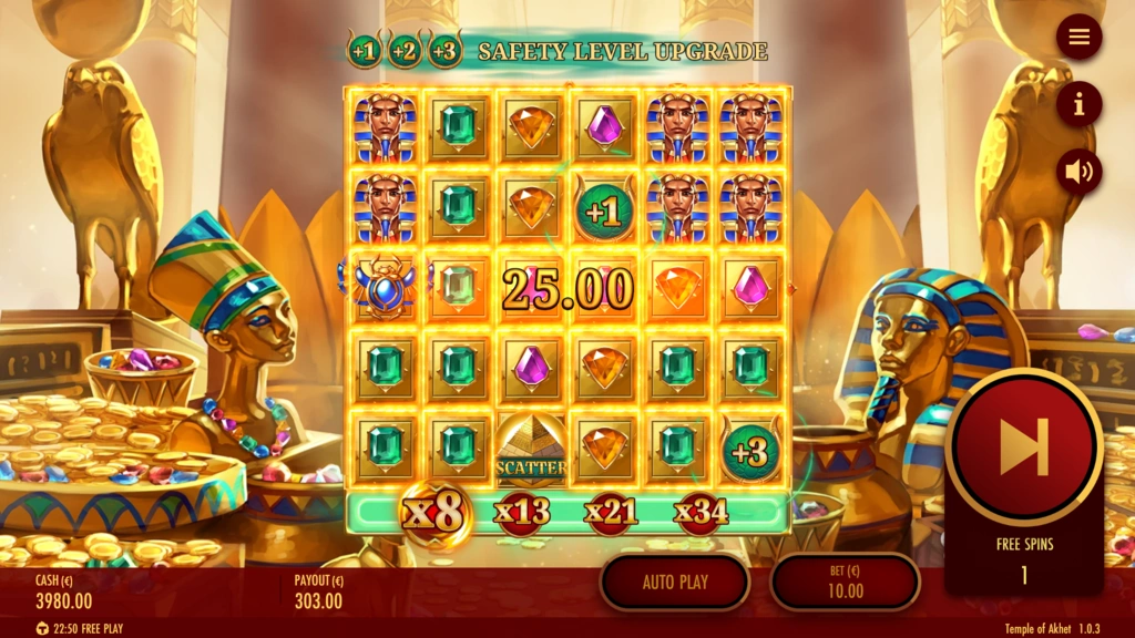 Temple of Akhet - Bonus Game