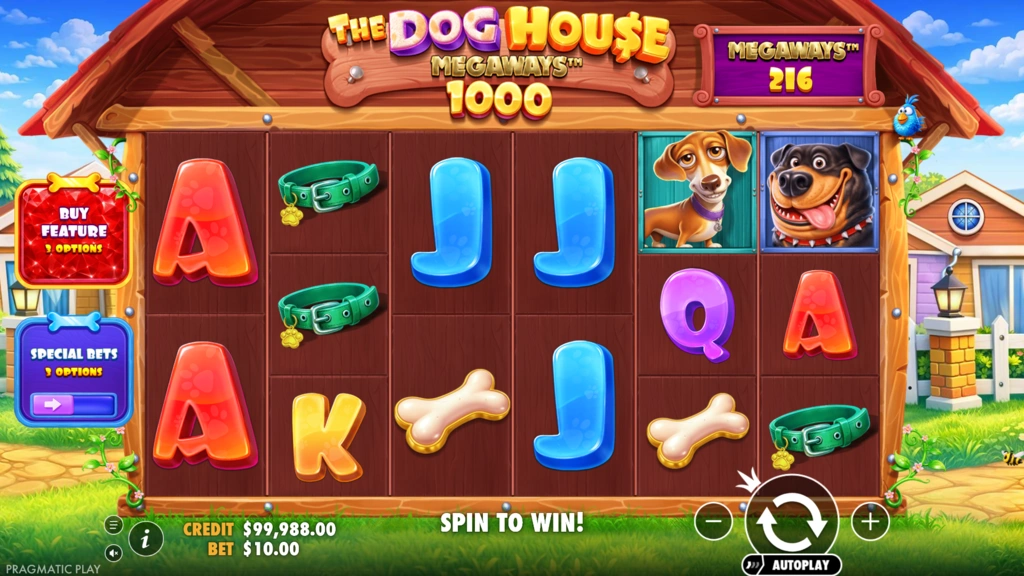 The Dog House Megaways™ 1000 Base Game
