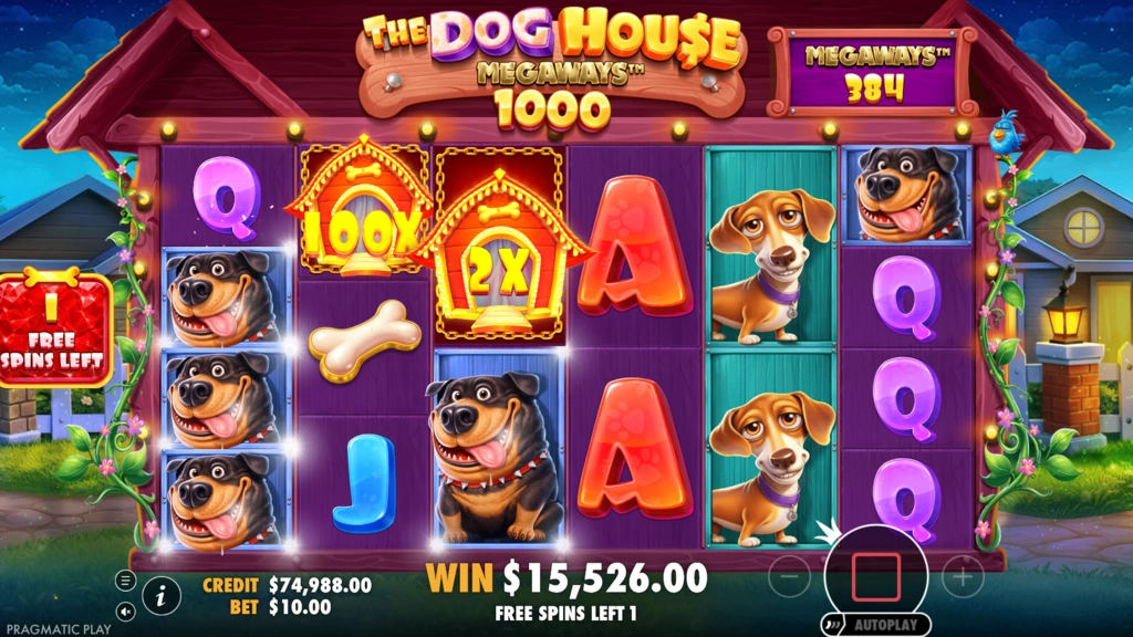 The Dog House Megaways™ 1000 Sticky Multiplier Wilds