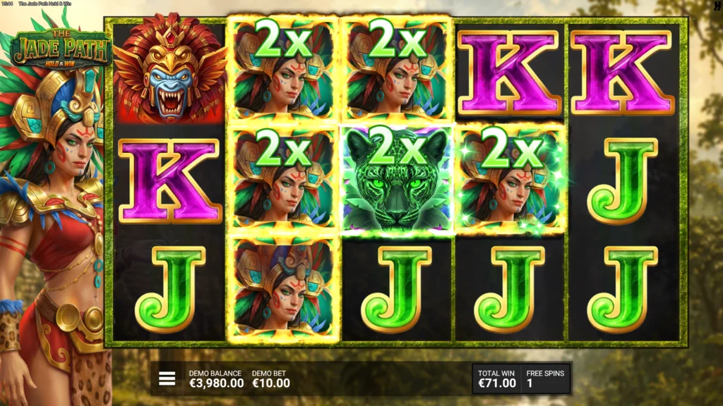 The Jade Path Hold and Win Sticky Wilds