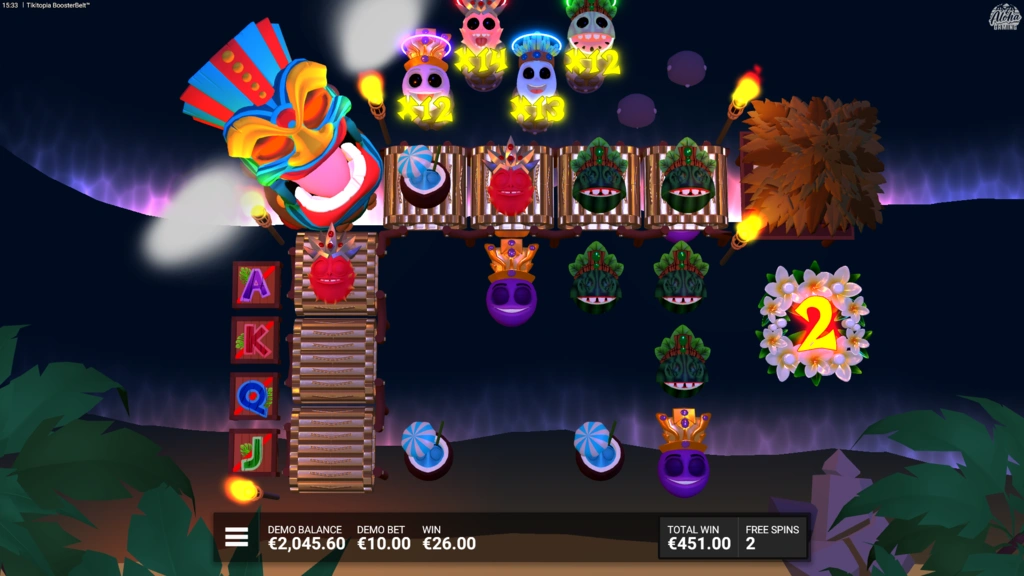 Tikitopia BoosterBelt - Free Spins