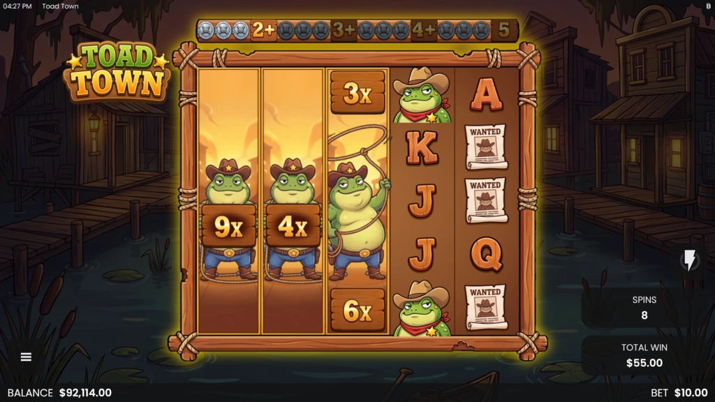 Toad Town 4 Scatters Bonus