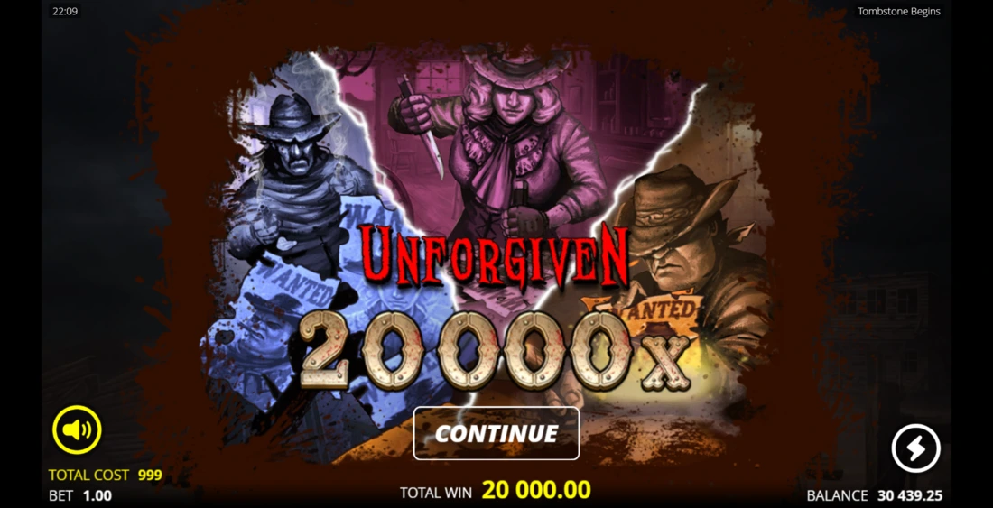 Tombstone Begins Max Win