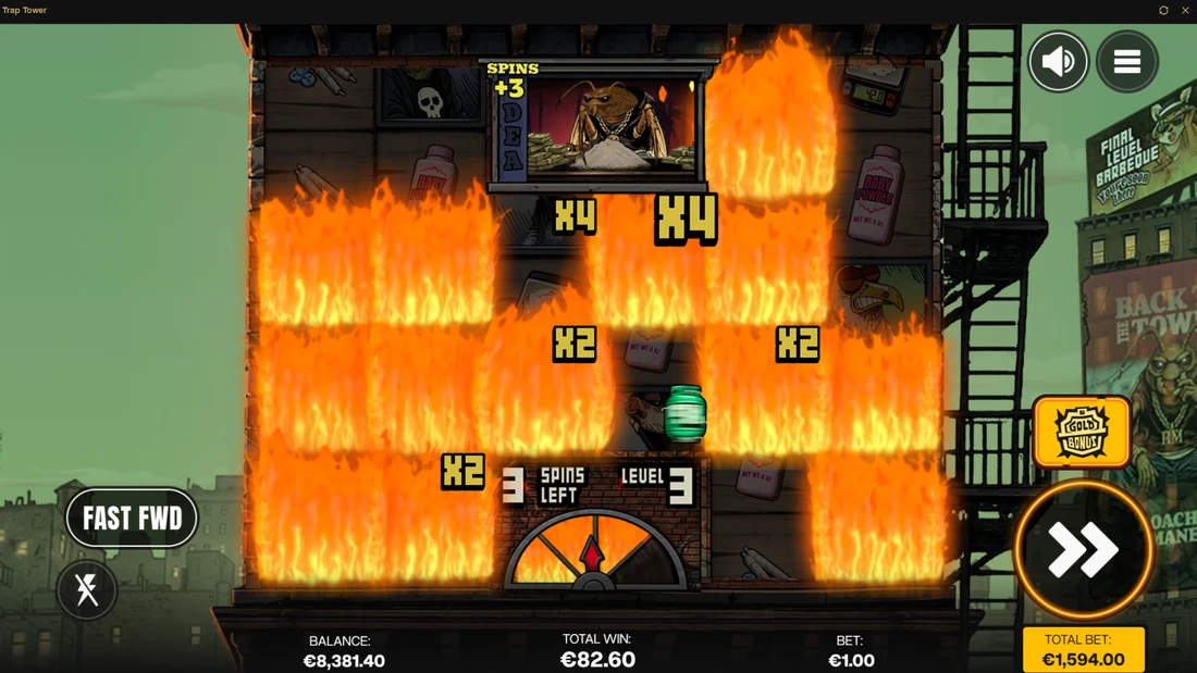 Trap Tower Gold Bonus