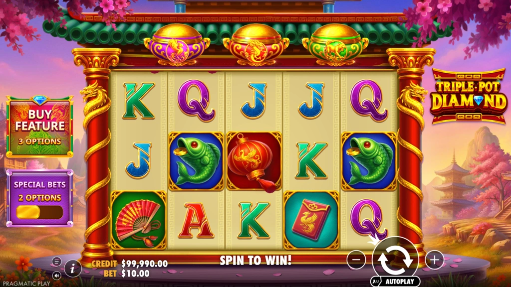 Triple Pot Diamond - Base Game