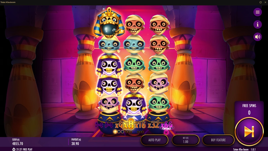 Tutan Kha-boom Bonus Game