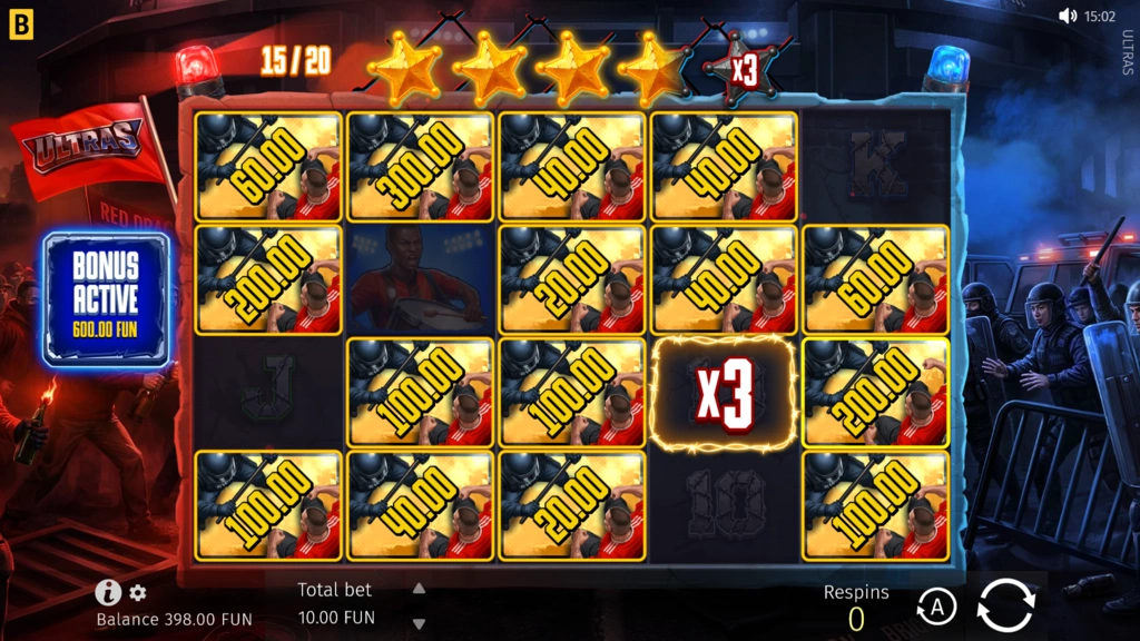 Ultras - Hold and Win Bonus