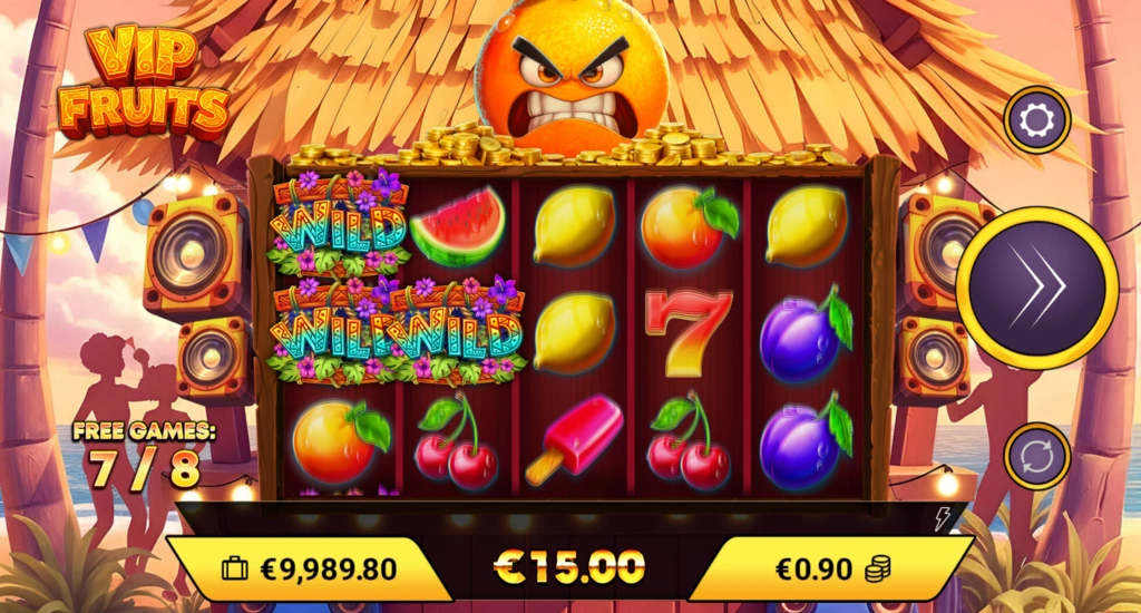 Vip Fruits - Sticky Wild Bonus