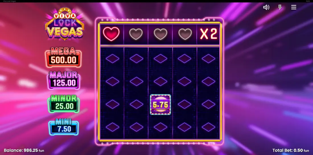 Viva Lock Vegas Hold and Win Bonus