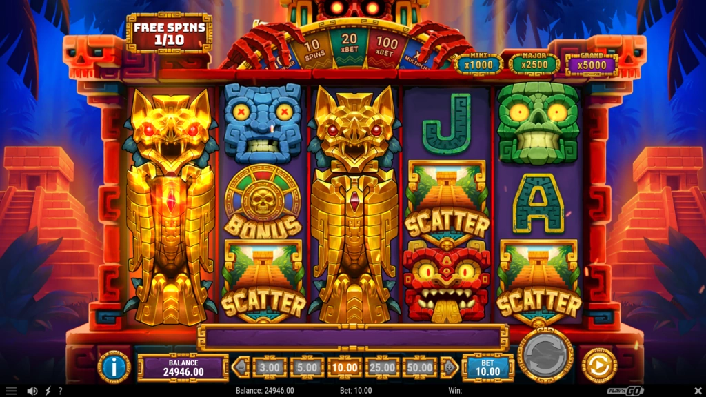 Wheel of Mictlan - Expanding Wild in Free Spins