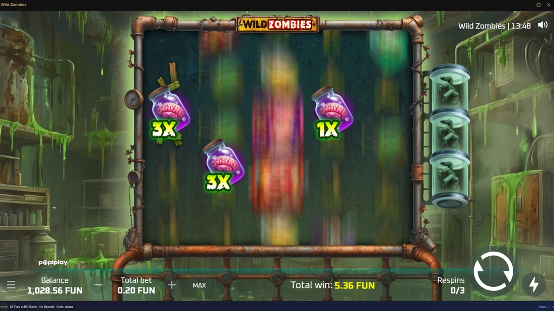 Wild Zombies Brain Lab Respins