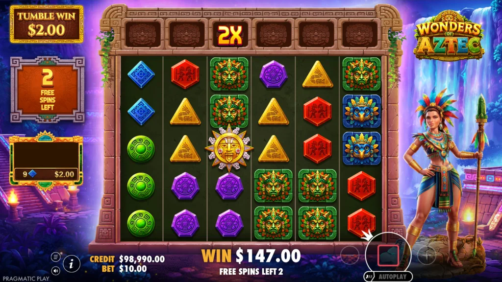 Wonders of Aztec Free Spins