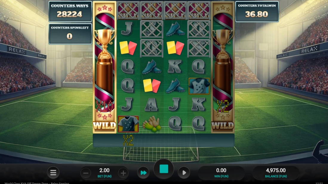 World Class Kick Off Dream Drop Free Spins