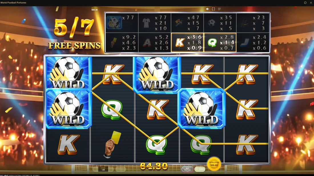 World Football Fortunes Free Spins