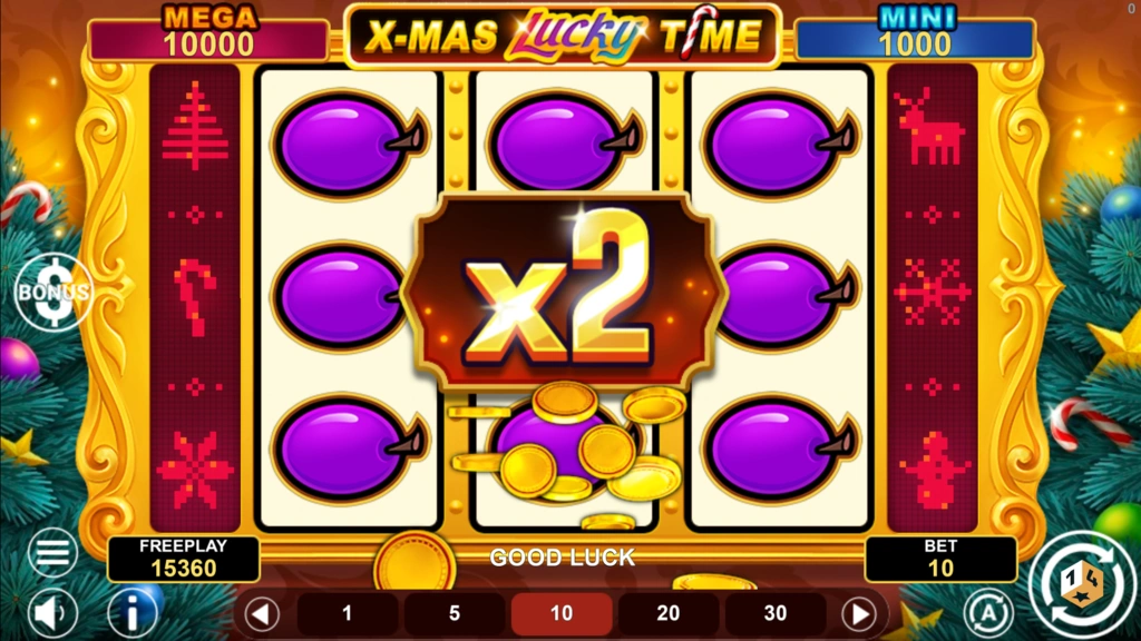 Xmas Lucky Time Hold and Win - Double Win Feature