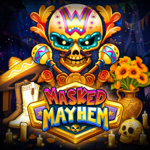 Masked Mayhem logo